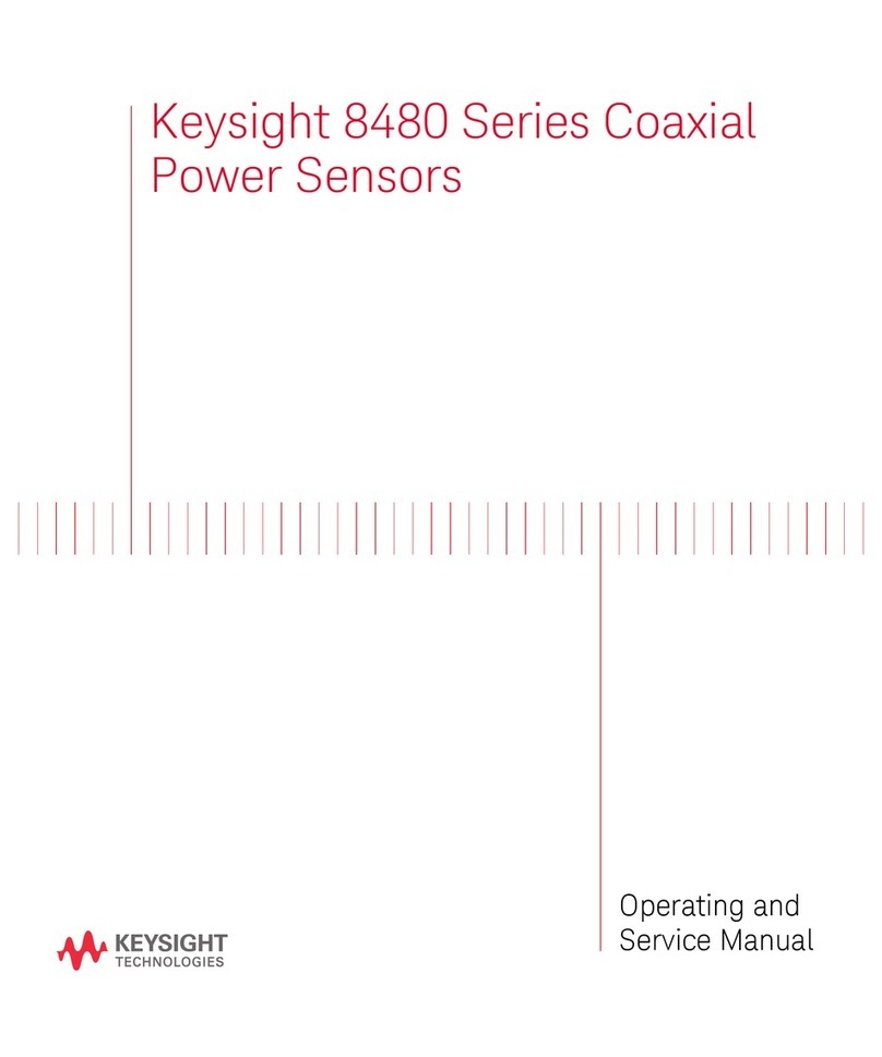 Keysight Technologies 8481A Operating and service manual