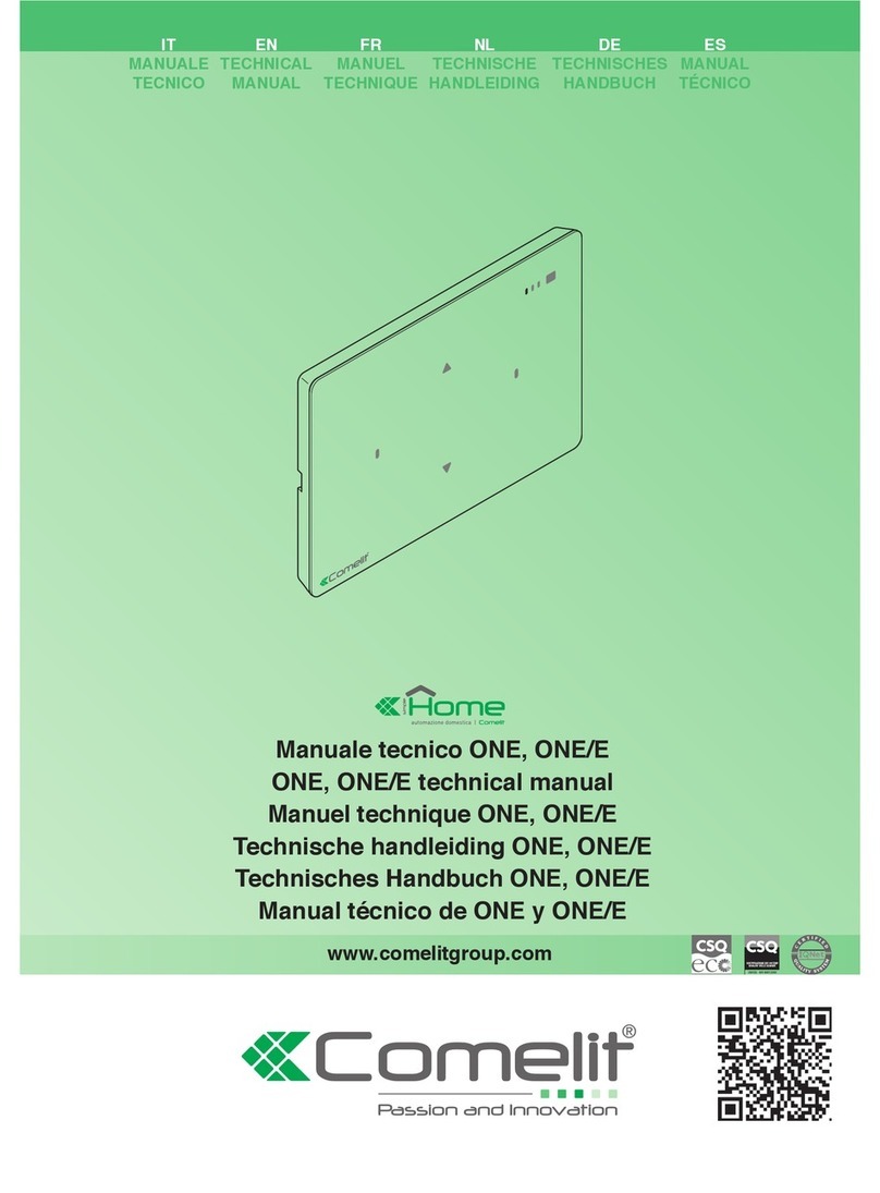 Comelit ONE Technical manual