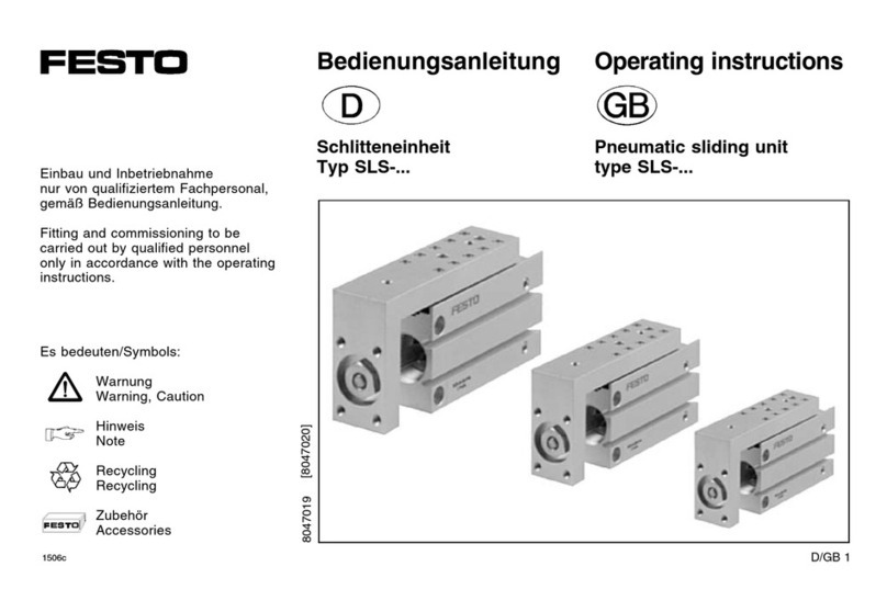 Festo SLS-6-Series-P-A operating instructions