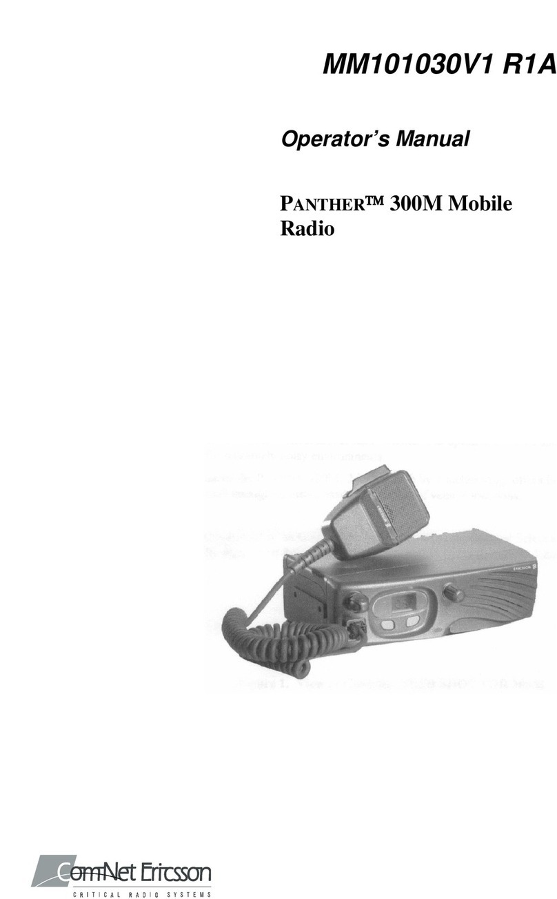 COMNET ERICSSON PANTHER 300M Operator's manual
