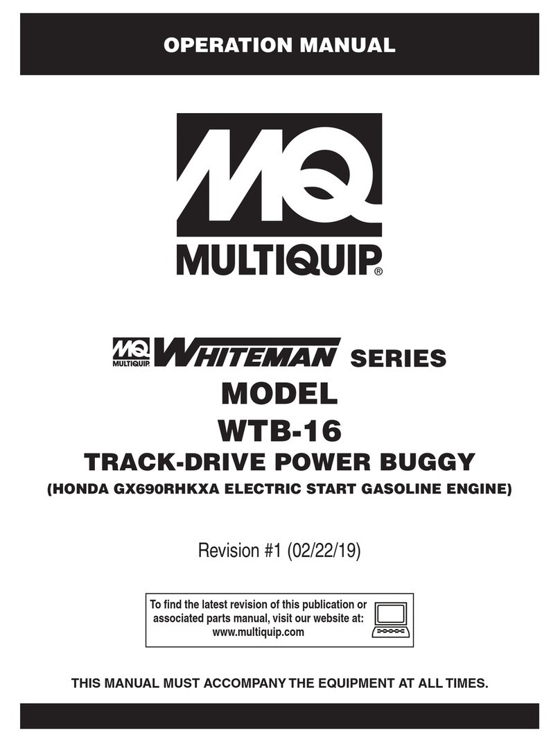 MULTIQUIP Whiteman series Operation manual