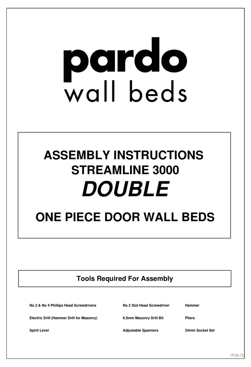 pardo STREAMLINE 3000 Double Assembly instructions pardo STREAMLINE 3000 Double Assembly instructions