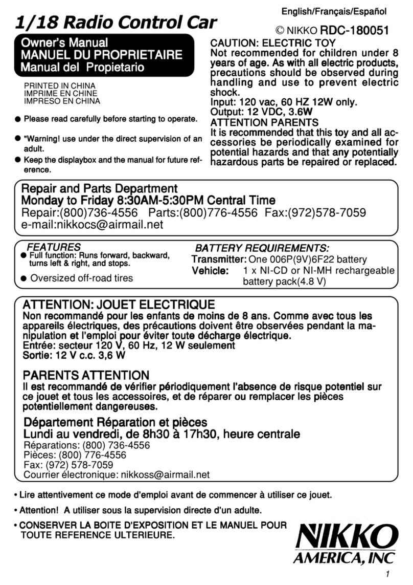 Nikko RDC-180051 owner's manual