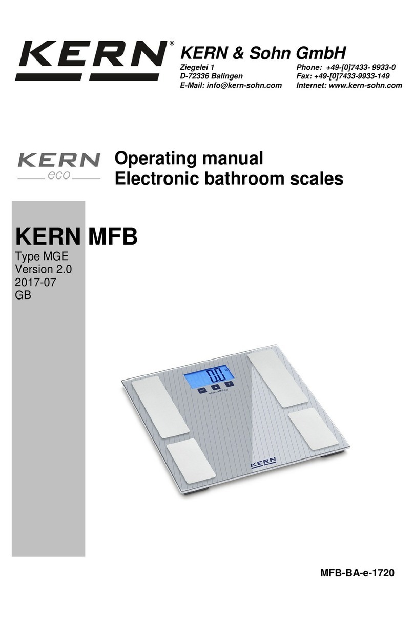 KERN MFB series User manual