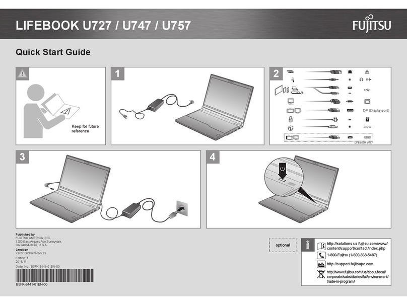 Fujitsu LIFEBOOK U727 User manual