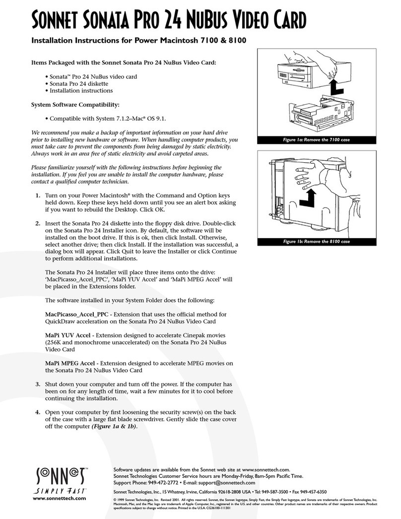 Sonnet Sonata Pro 24 installation instructions