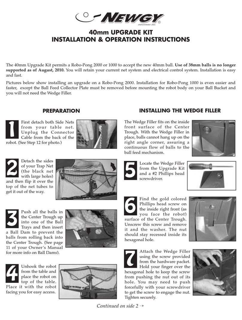 Newgy 40mm UPGRADE KIT Installation instructions