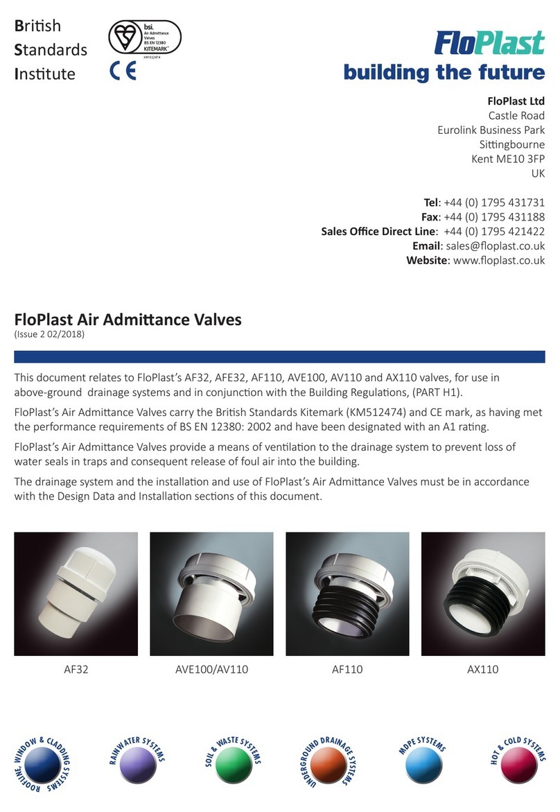 FloPlast AF32 installation guide