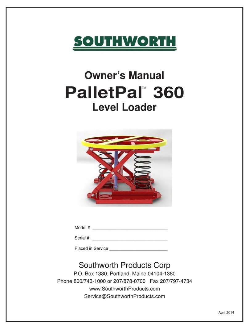 Southworth PalletPal 360 owner's manual