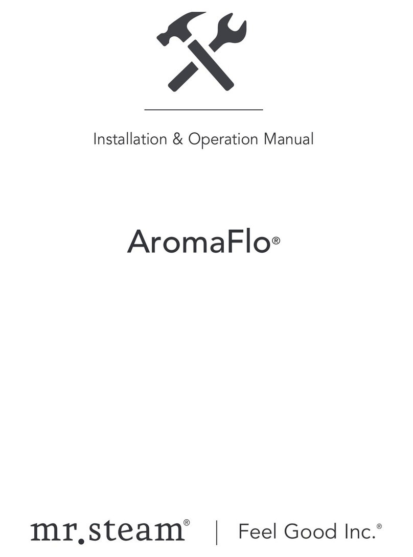 mr. steam AromaFlo Installation & operation manual