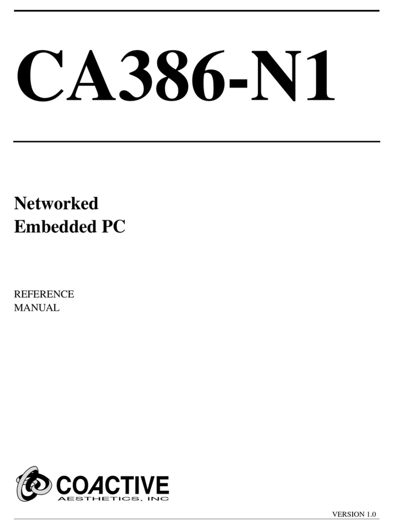 Coactive Aesthetics CA386-N1 Reference manual