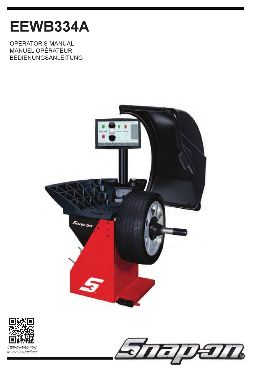 Snap-On EEWB334A User manual