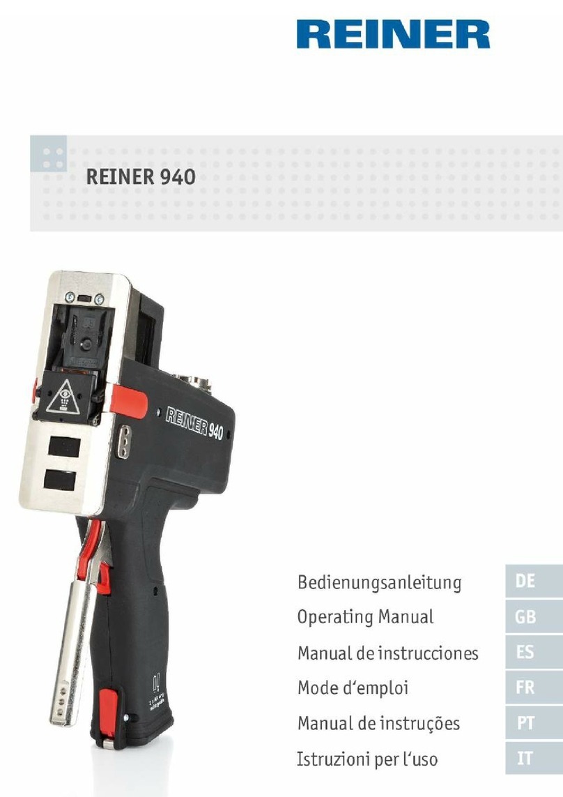 Reiner speed-i-Marker 940 operating manual