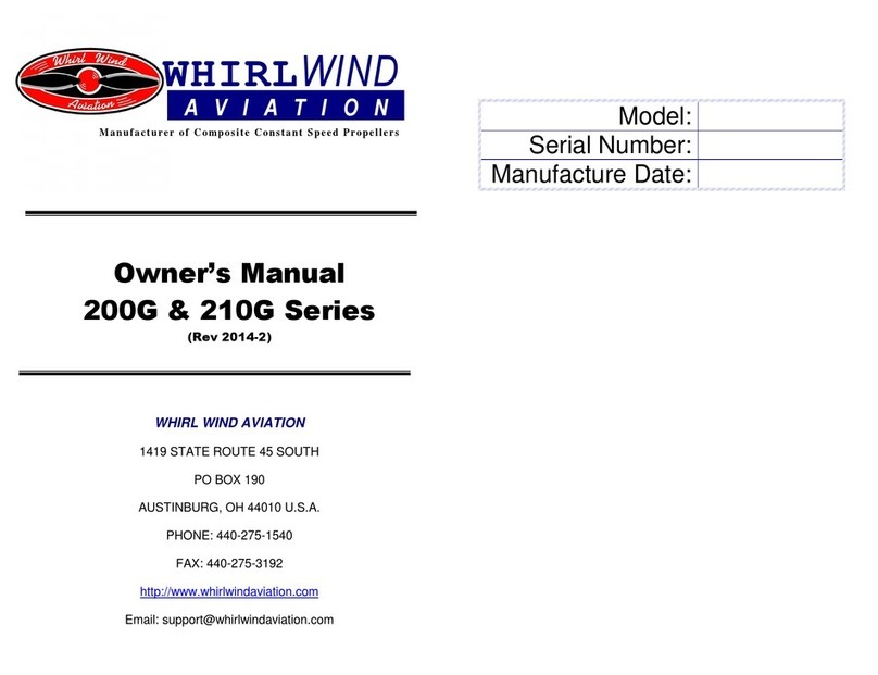 Whirlwind 200G Series owner's manual