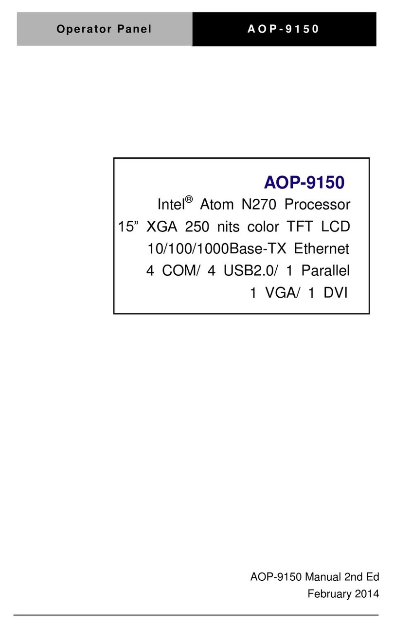 Aaeon AOP-9150 User manual