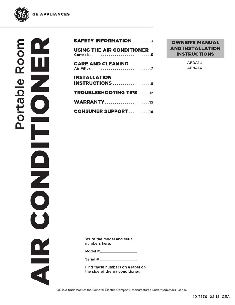 GE APDA14 User manual