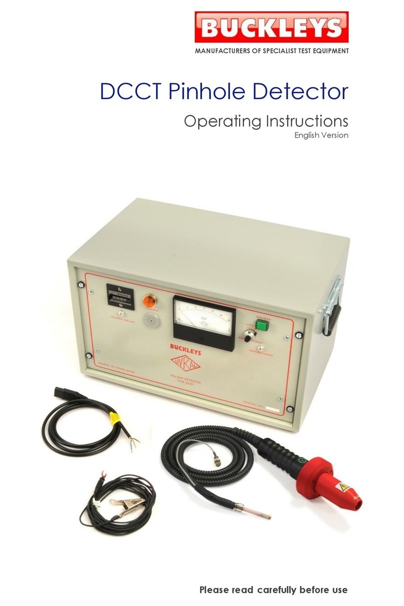 Buckleys DCCT operating instructions