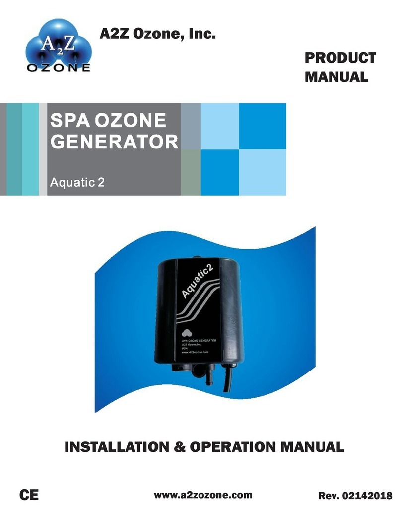 A2Z Ozone Systems Aquatic 2 Installation & operation manual