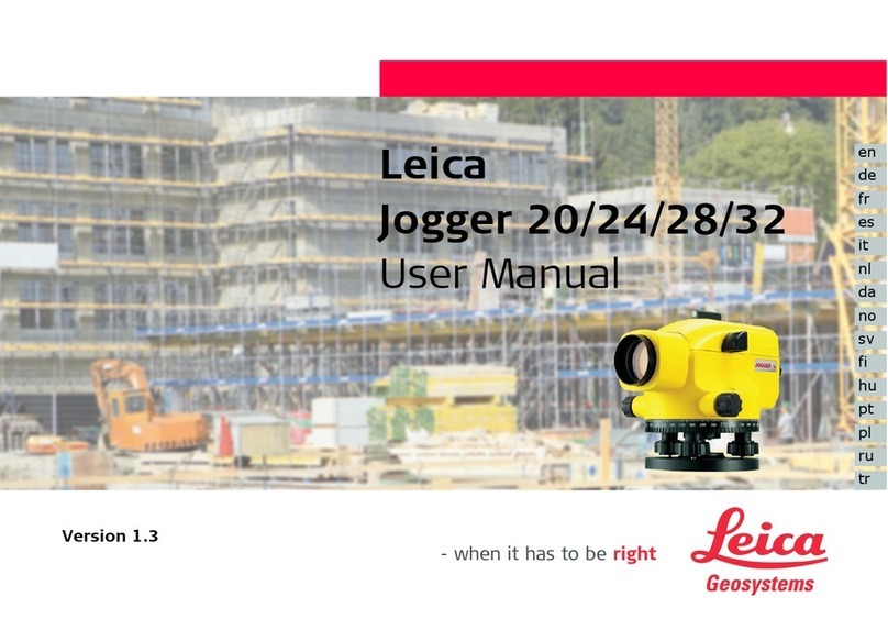 Leica Jogger 20 user manual