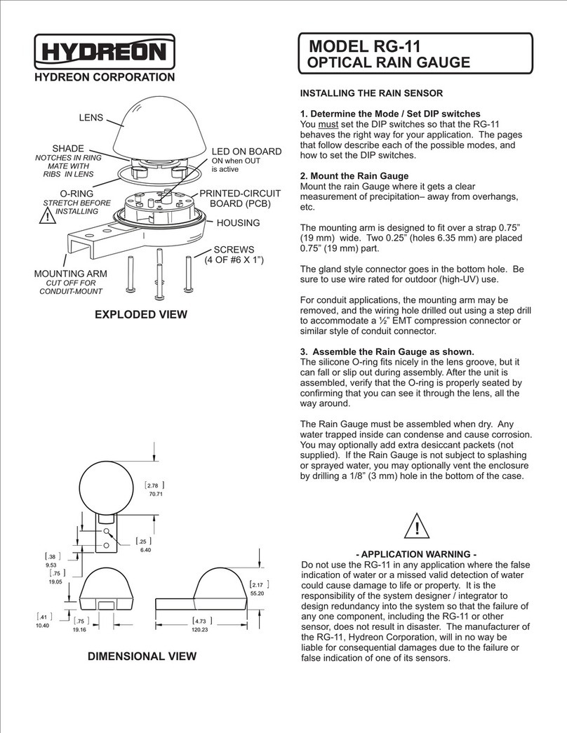 Hydreon RG-11 manual Hydreon RG-11 manual
