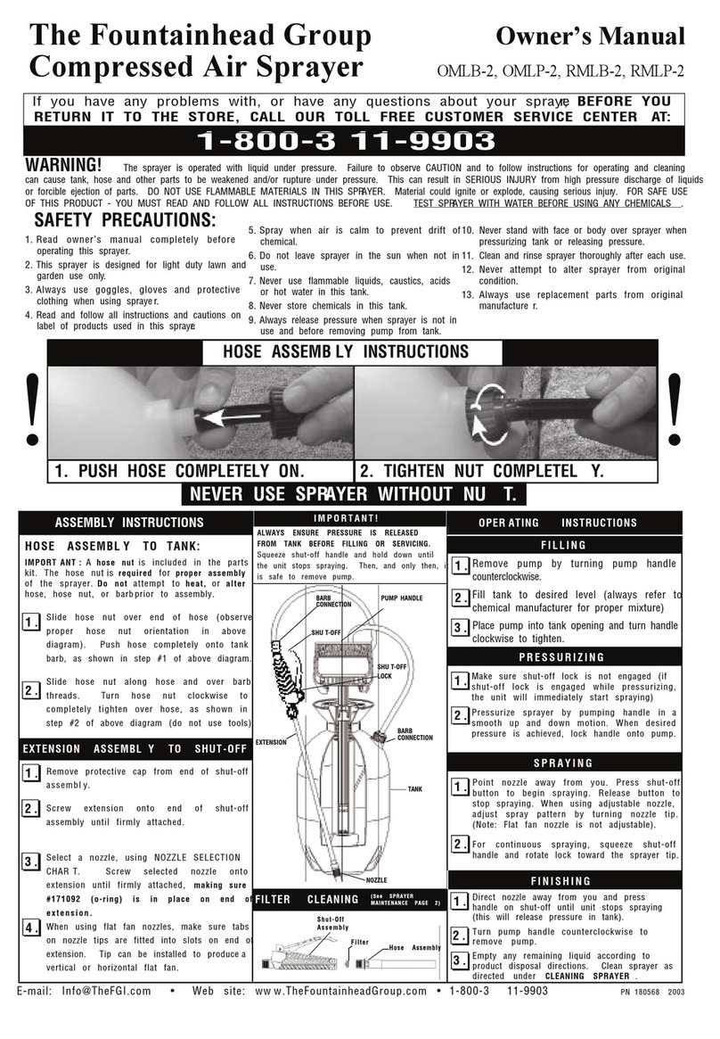 Fountainhead OMLB-2 owner's manual
