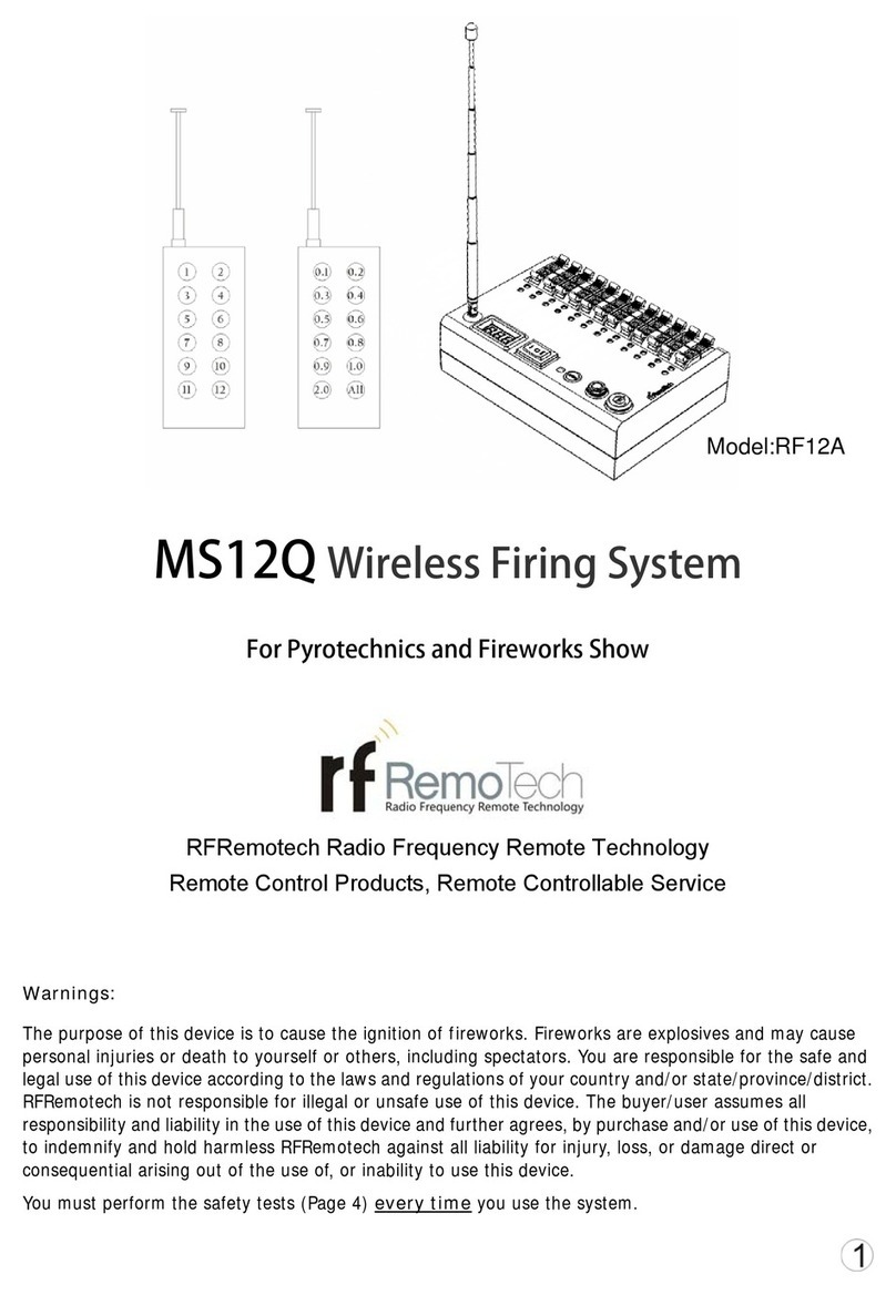 RFRemotech MS12Q User manual