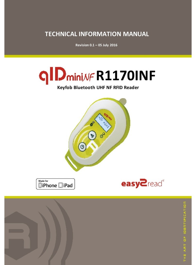 caenrfid qIDminiNF R1170INF Technical information manual caenrfid qIDminiNF R1170INF Technical information manual