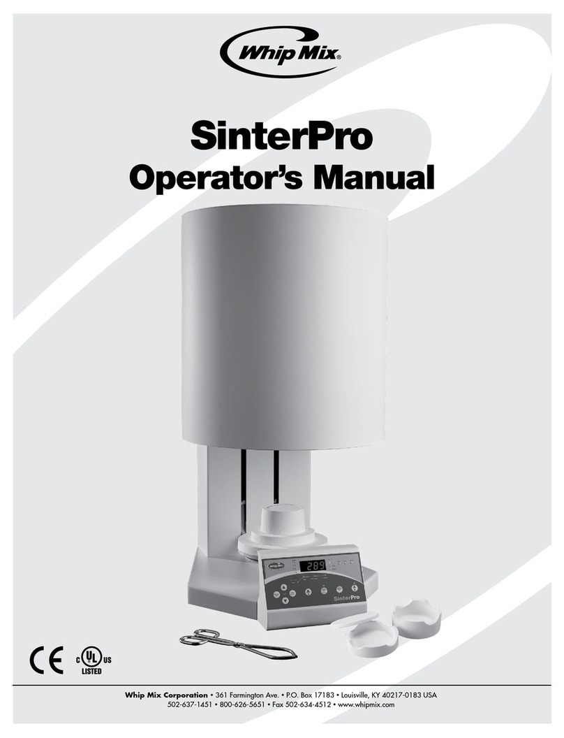 Whip Mix SinterPro User manual
