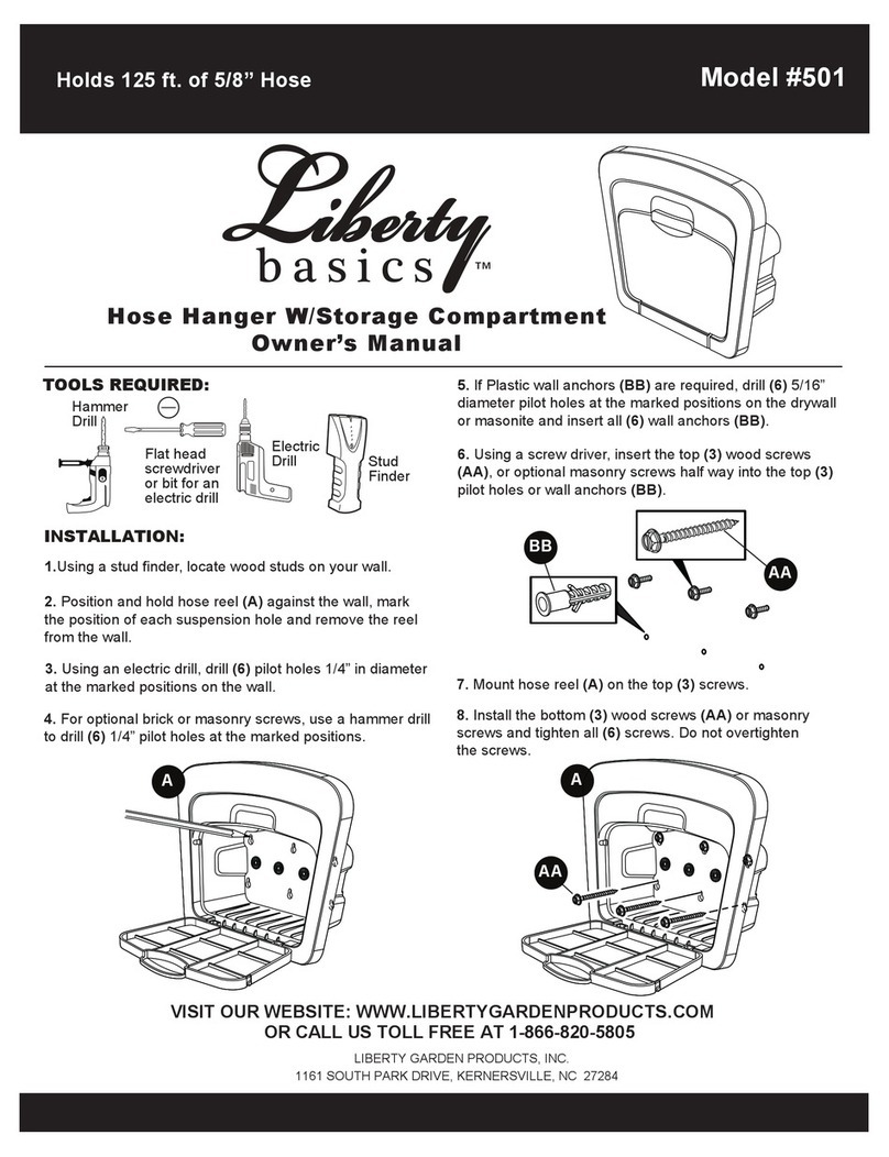 Liberty Garden Liberty Basics 501 owner's manual