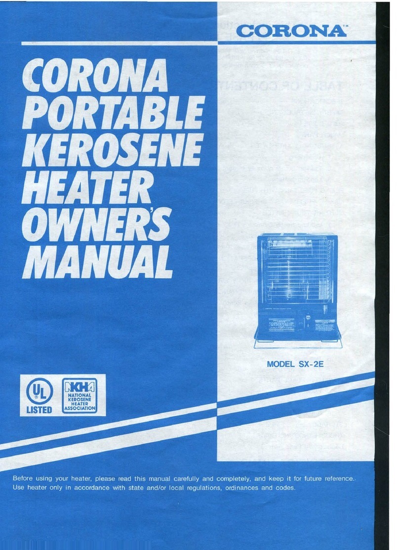 CORONA SX-2E owner's manual CORONA SX-2E owner's manual