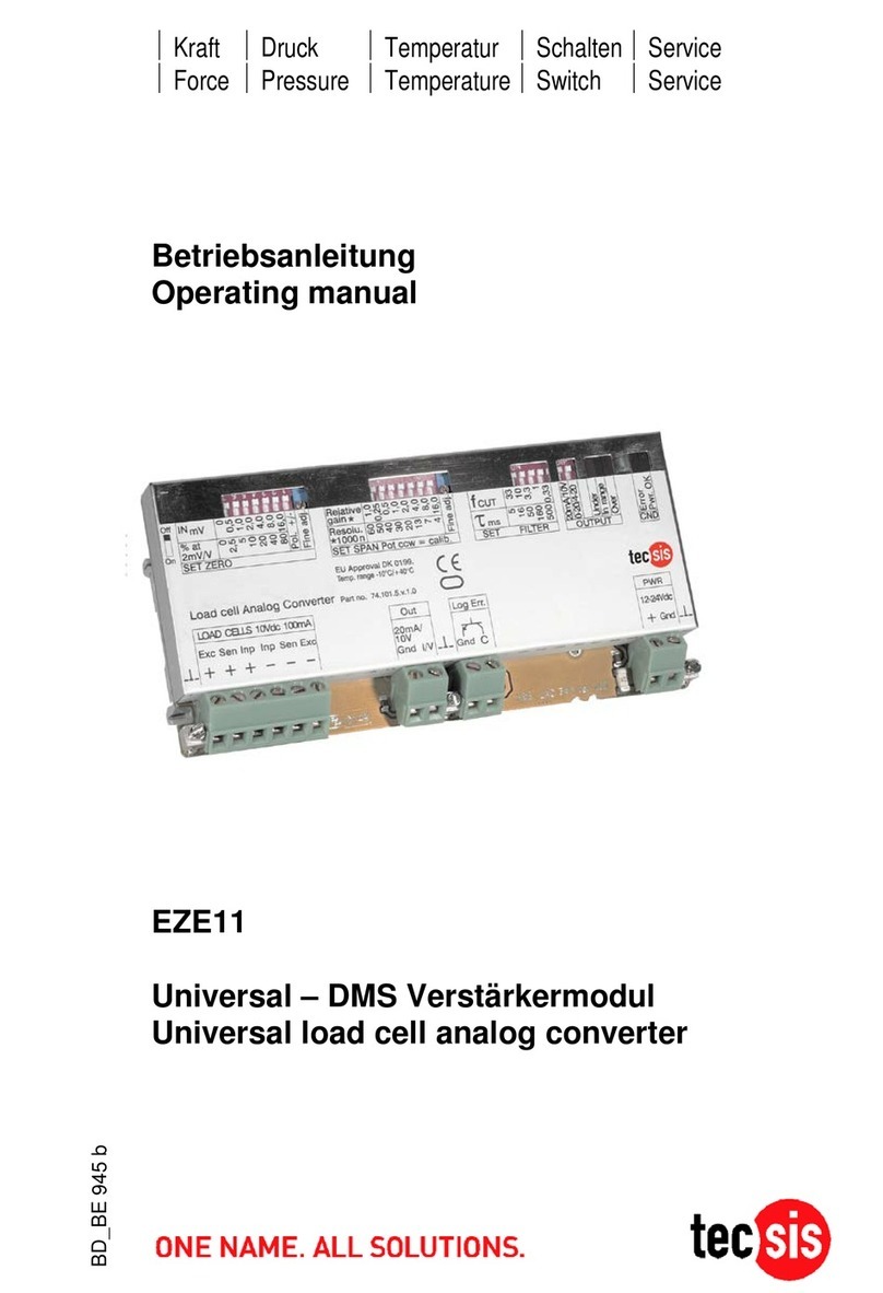 Tecsis EZE11 operating manual