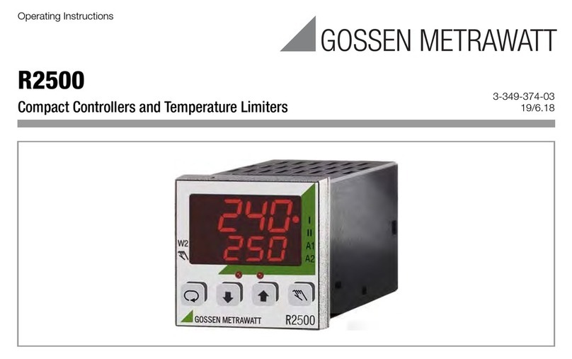 Gossen MetraWatt R2500 operating instructions