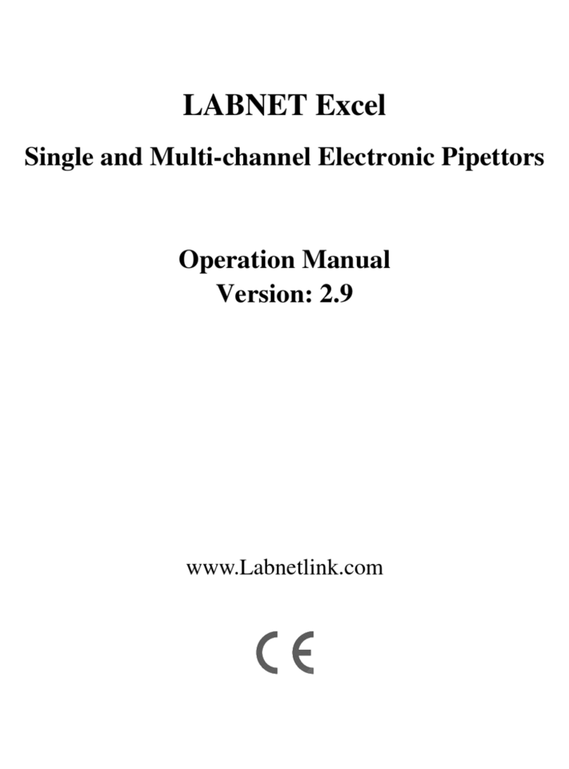Labnet Excel E10-1 Operation manual