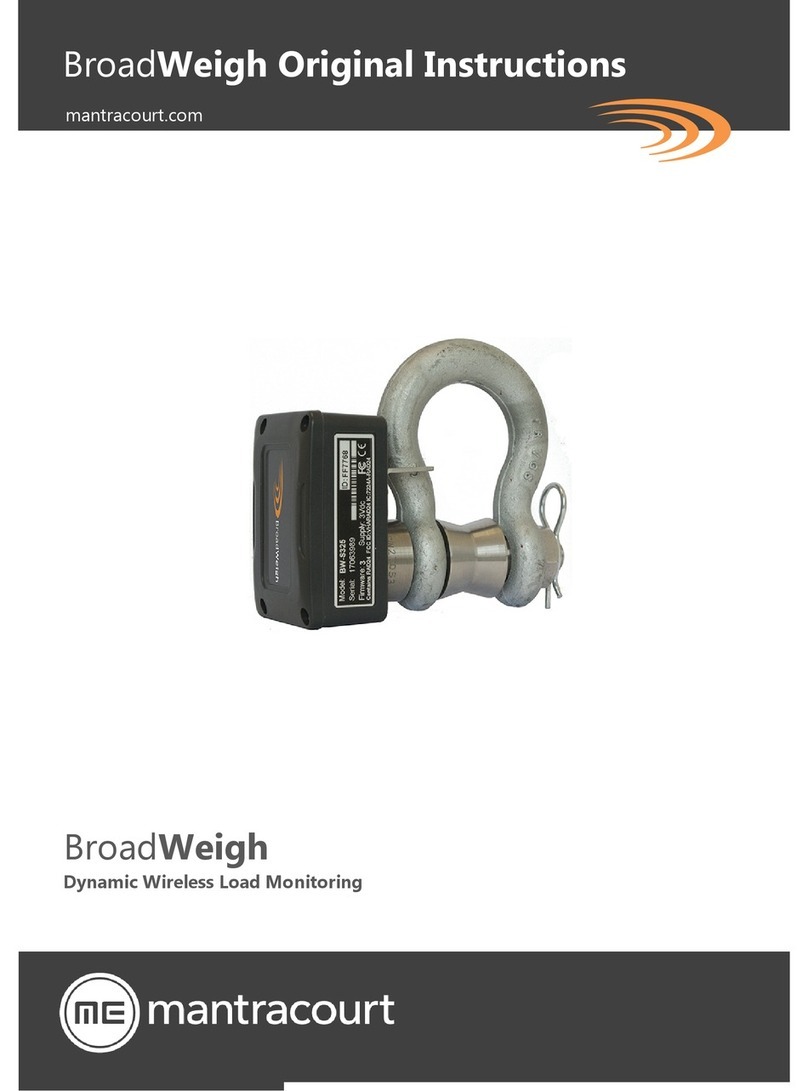 Mantracourt BroadWeigh Original instructions