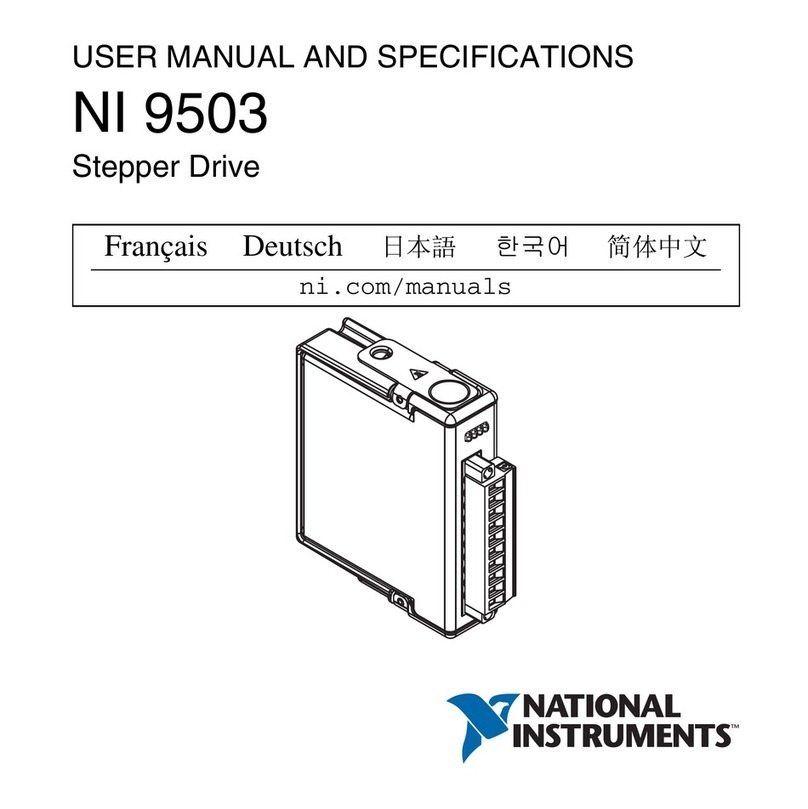 National Instruments NI 9503 User manual