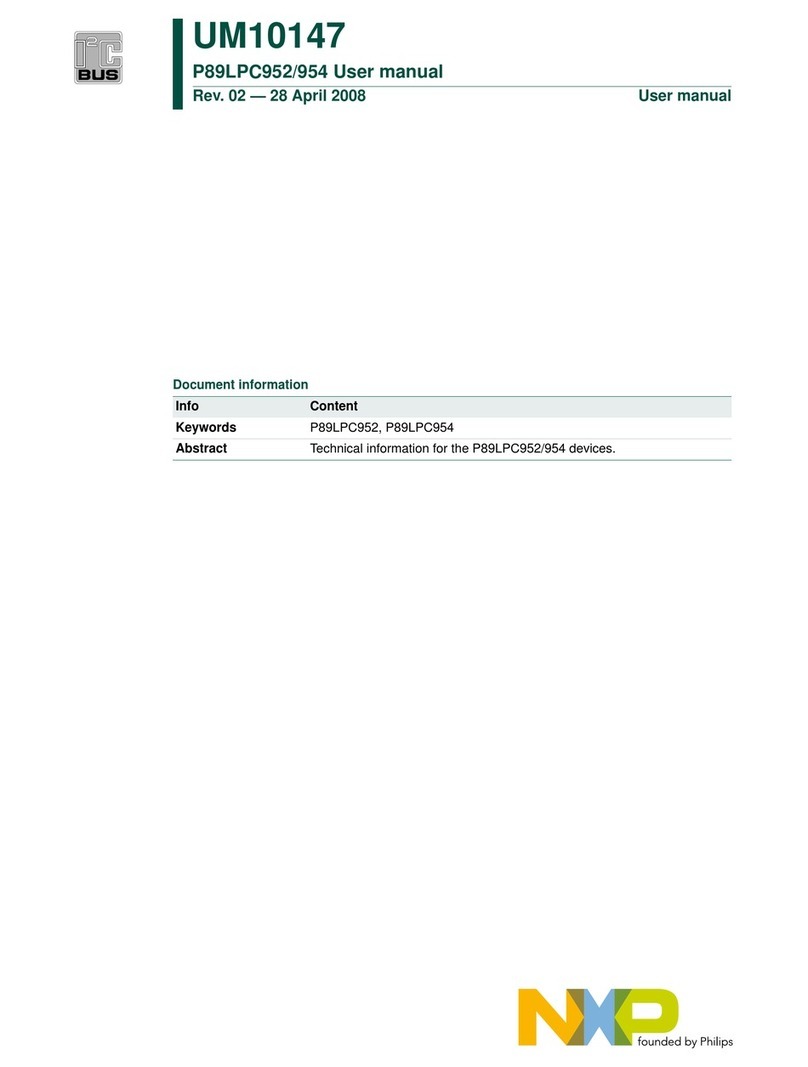 NXP Semiconductors P89LPC952 User manual