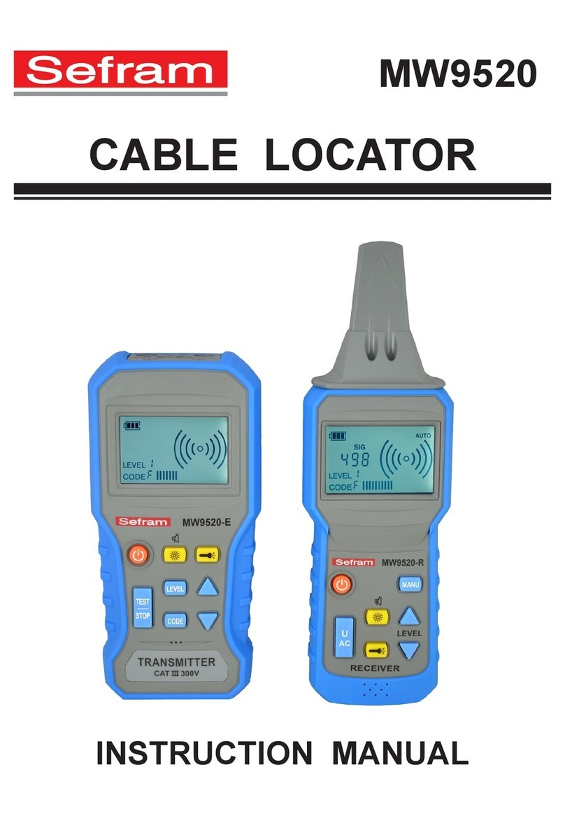SEFRAM MW9520 instruction manual