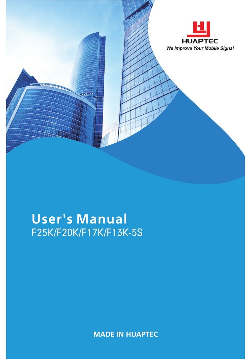 Huaptec F25K User manual