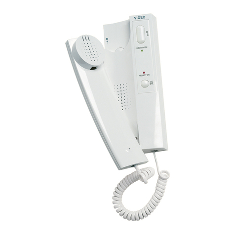 Videx 3000 Series User manual