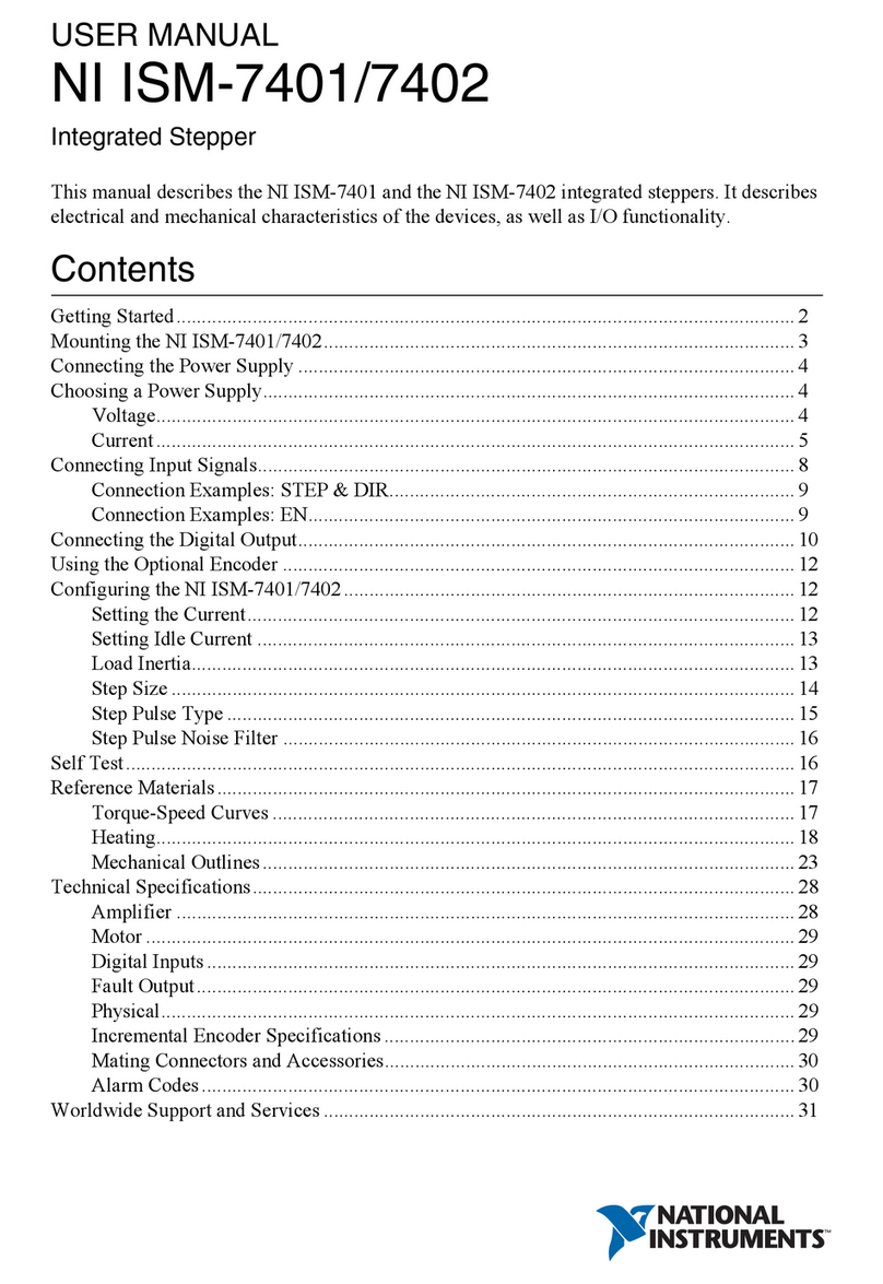 National Instruments NI ISM-7401 User manual National Instruments NI ISM-7401 User manual