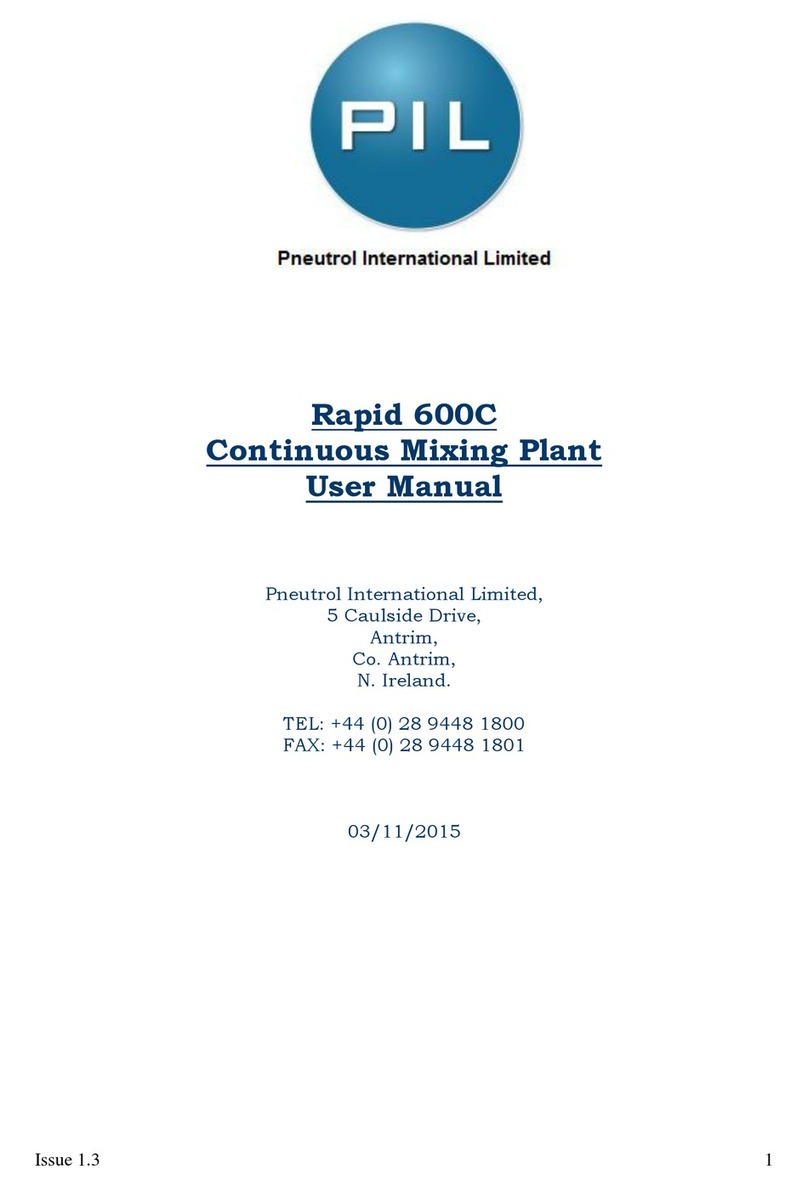 Pneutrol International Limited Rapid 600C user manual