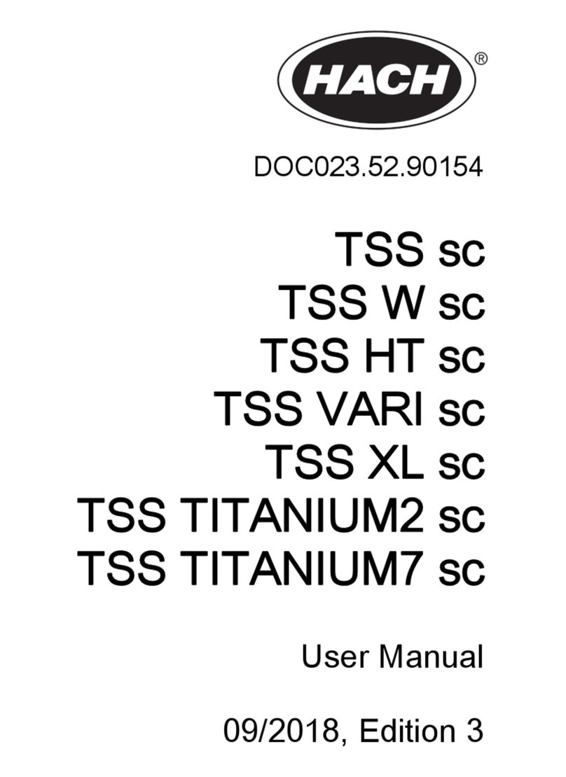 Hach TSS sc User manual