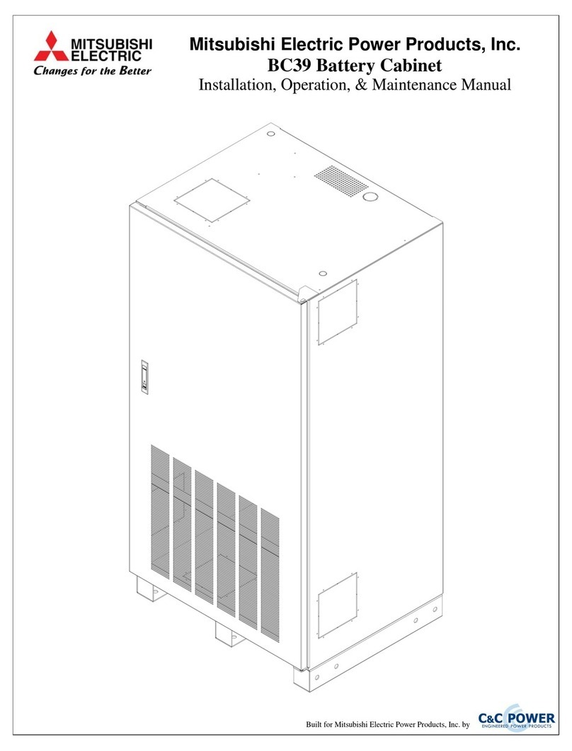 Mitsubishi Electric BC39 Installation, operation & maintenance manual