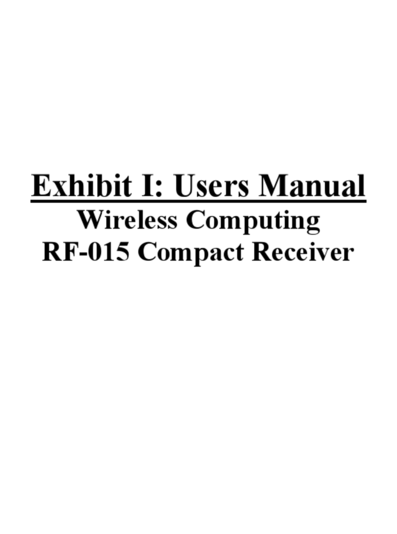 Wireless Computing RF-150 User manual