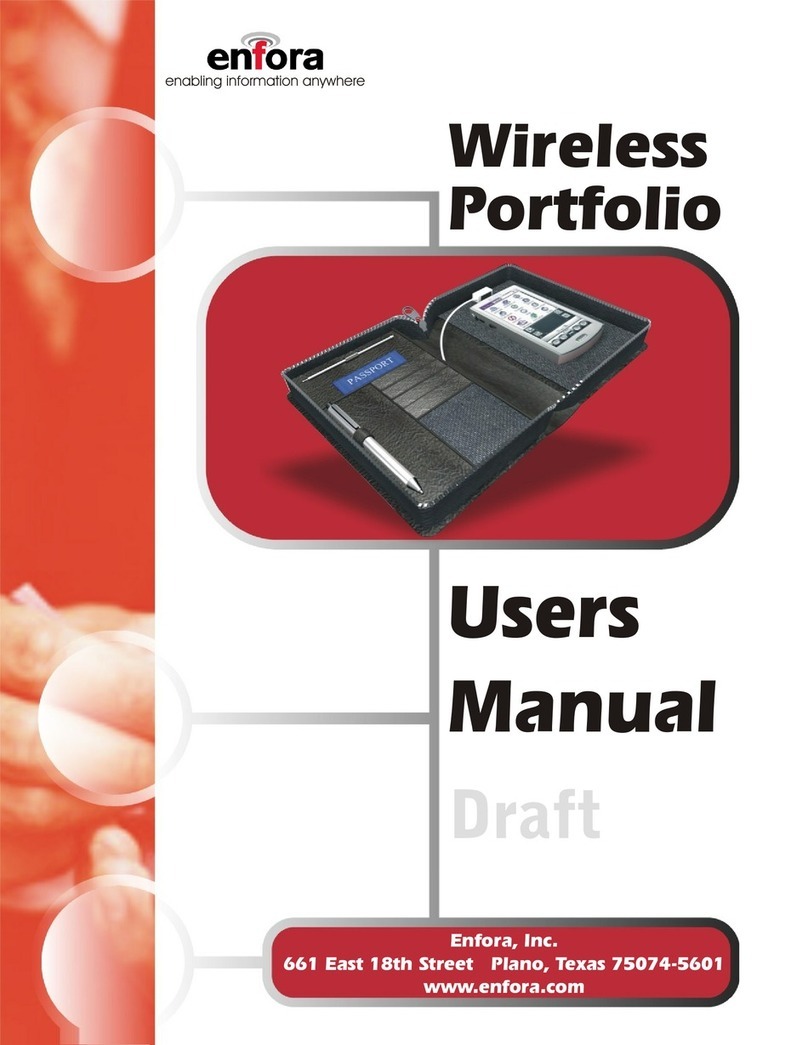 Enfora Wireless Portfolio user manual