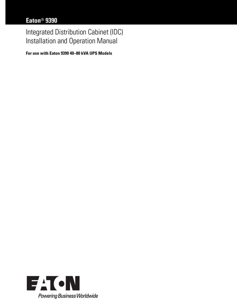 Eaton Powerware 9390 Installation and operation manual