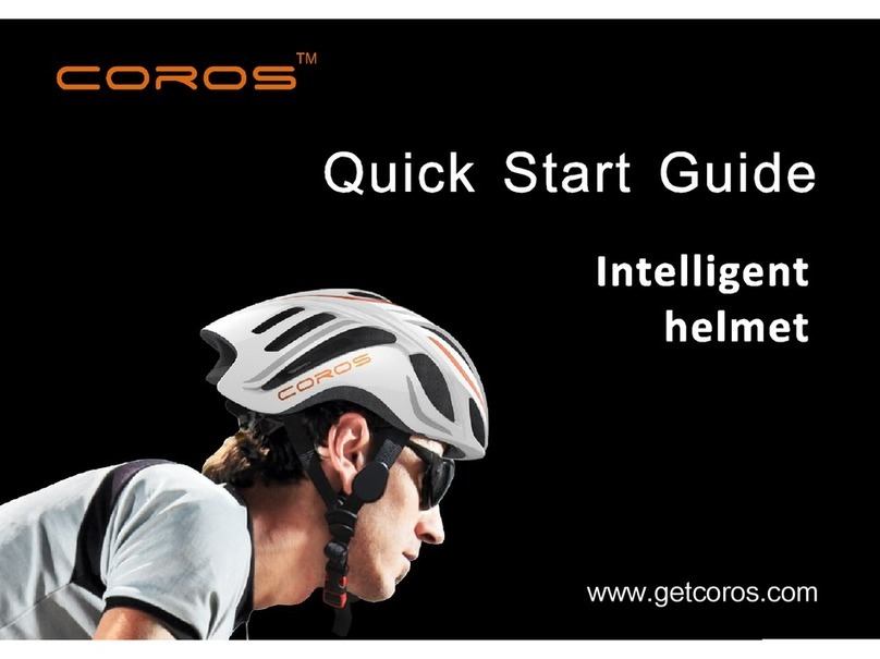 Coros Intelligent helmet user manual