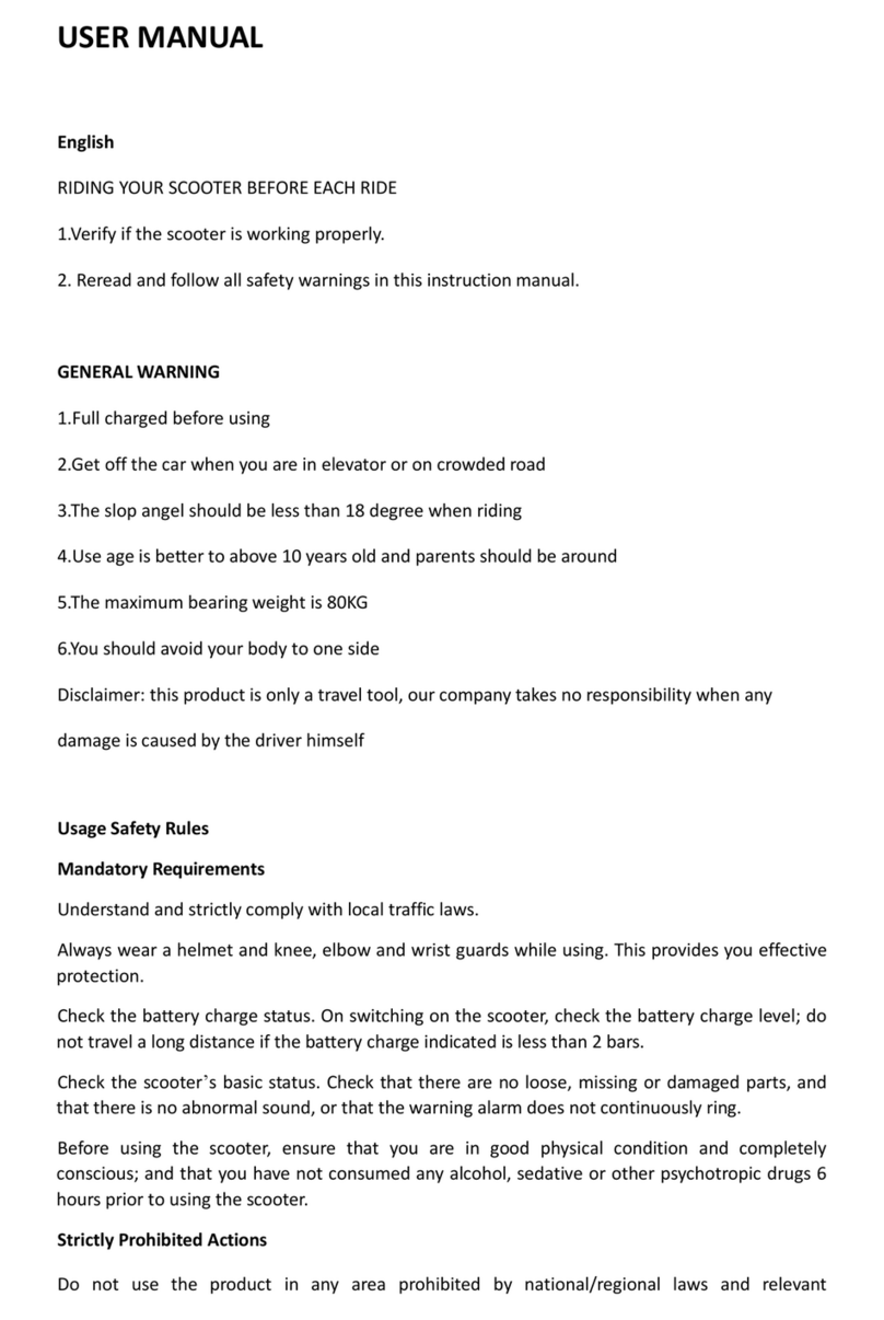 Shenzhen Koowheel K3 User manual
