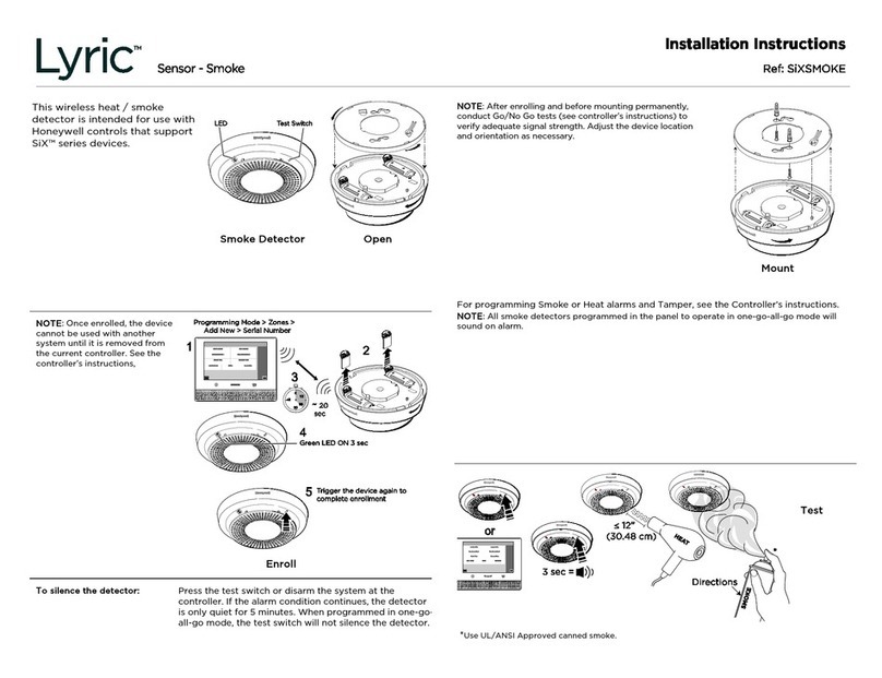 Honeywell Lyric User manual