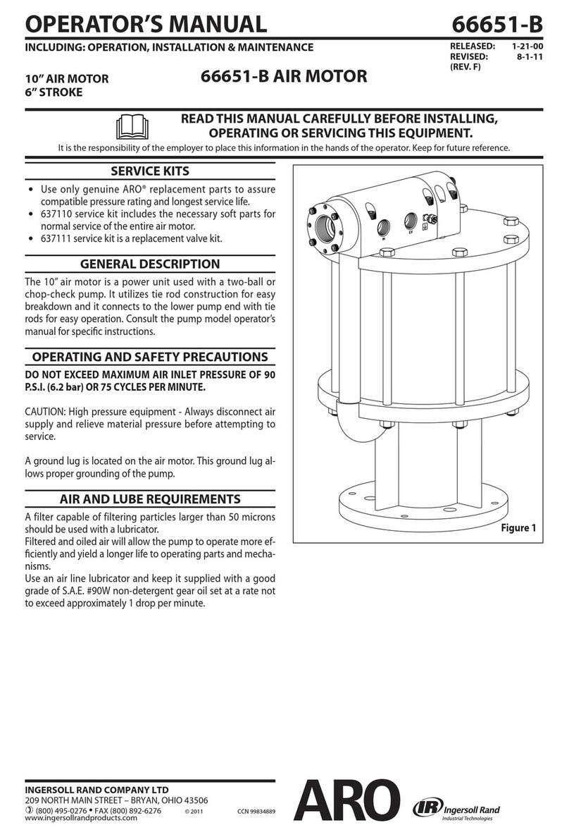 Ingersoll-Rand 66651-B User manual Ingersoll-Rand 66651-B User manual